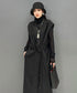 Stand Collar Zip Long Vest
